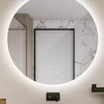 Στρογγυλός Καθρέπτης Μπάνιου Led Imex Lisboa